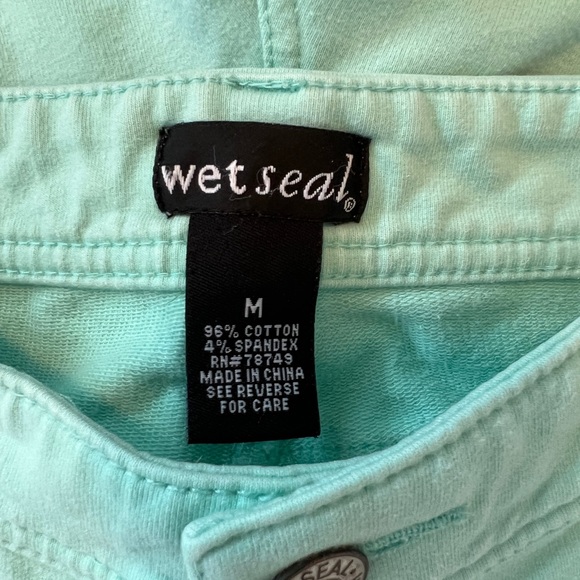 Teal Wet Seal Shorts - medium - Picture 4 of 4